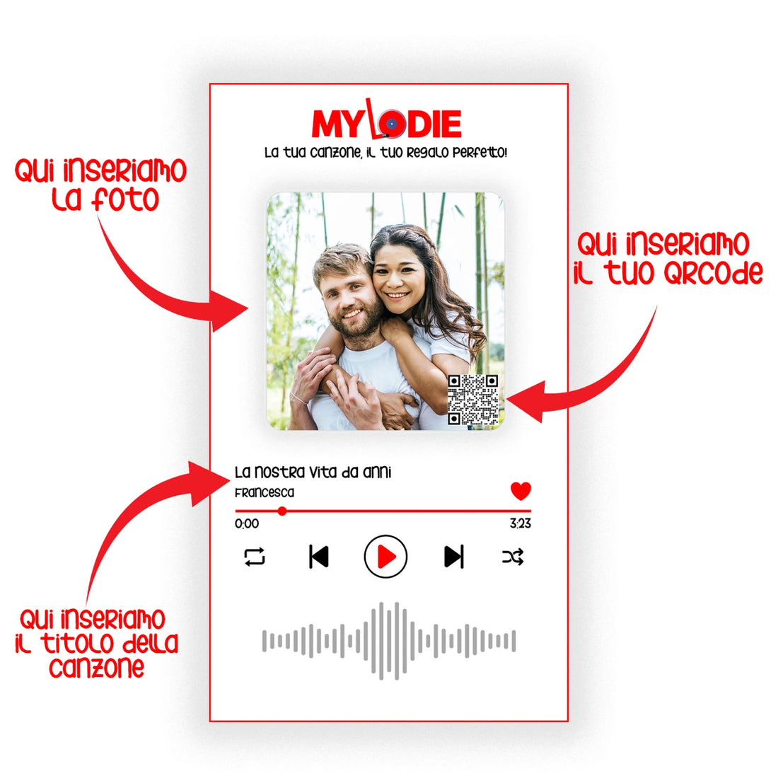 Aggiunte Extra Canzone Personalizzata